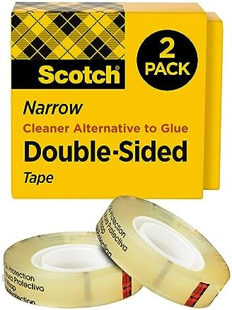 Amzimage Scotch Double Sided Tape, 0.50 In. X 500 In., 2 Rolls Pack 51q5w6qhyql. Ac .jpg