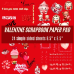 Amzimage Valentine Scrapbook Paper Pad 24 Single Sided Sheets 51om6inl8bl.jpg